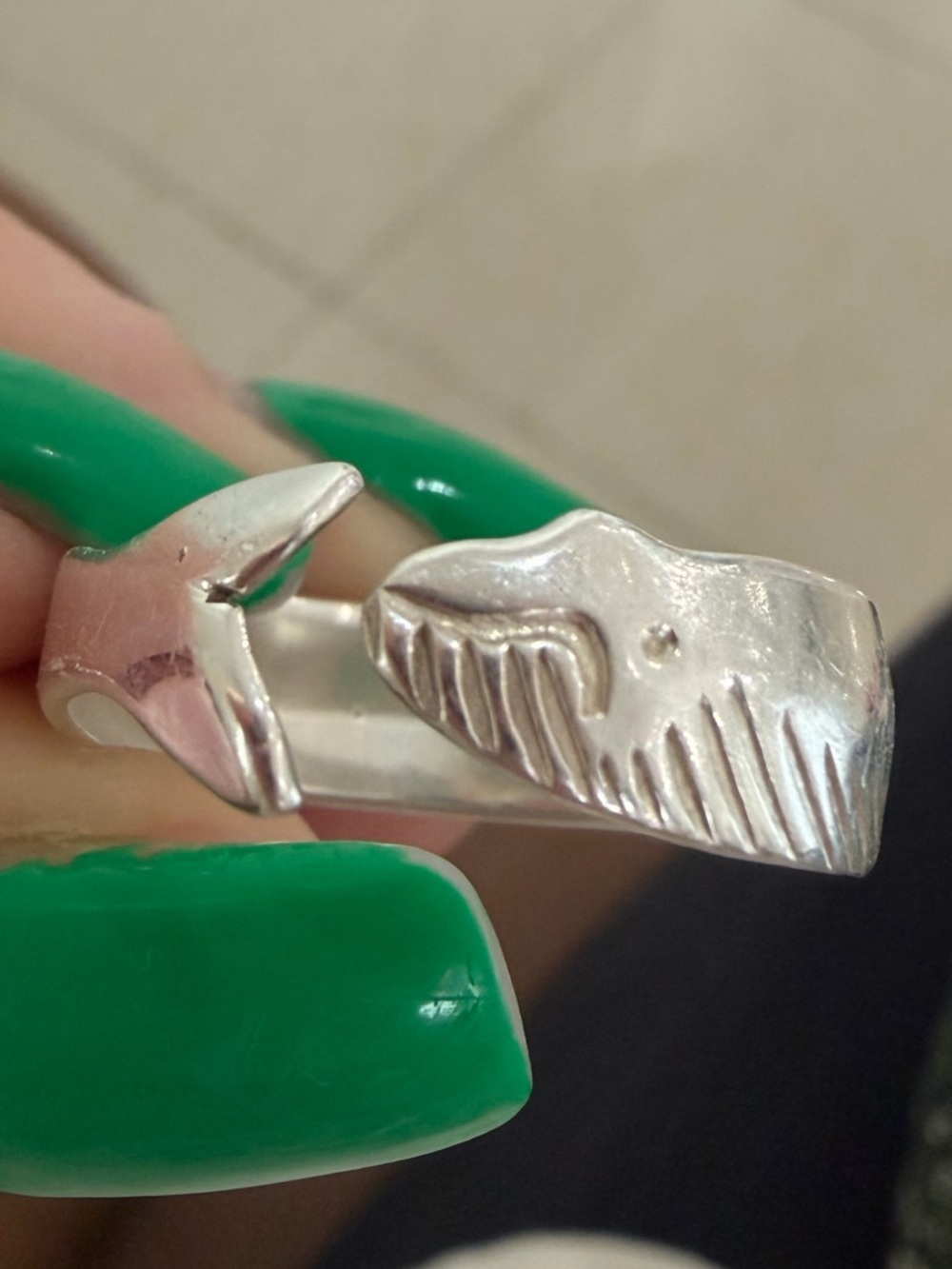 J Palino Humpback Whale Ring